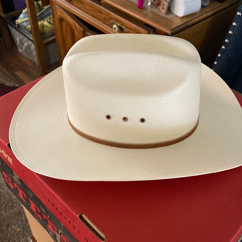 JBS Stetson straw hat